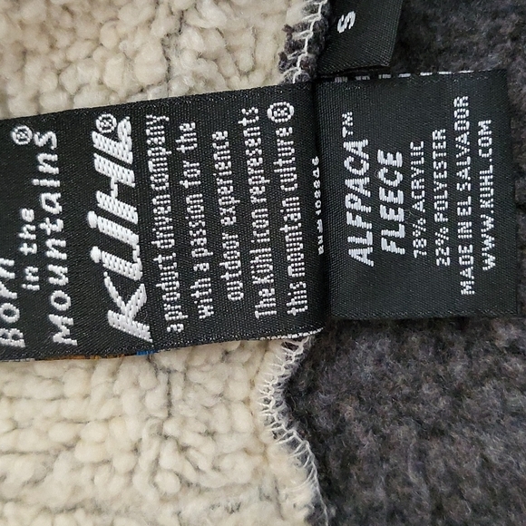 Kuhl Alfpaca Fleece Full Zip Hoodie Size Small - Picture 4 of 9